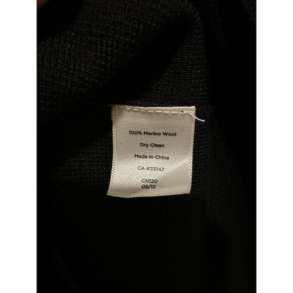 Talbots Black Pure Merino Wool Sweater Dress Size LP OfficeChic CapsuleWardrobe - Picture 7 of 7